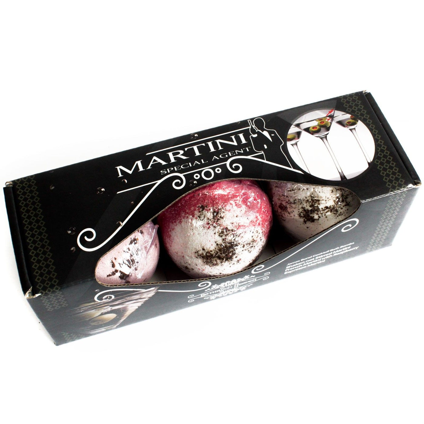 Set of Three Martini Bath Bombs - Truly Yours