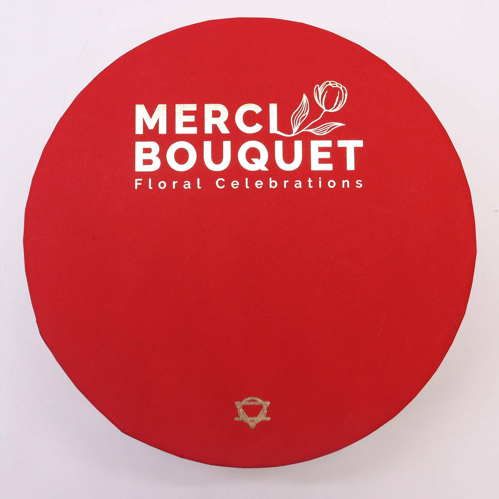 Round Box - Classic Red Roses Soap Flower Gift Boxes