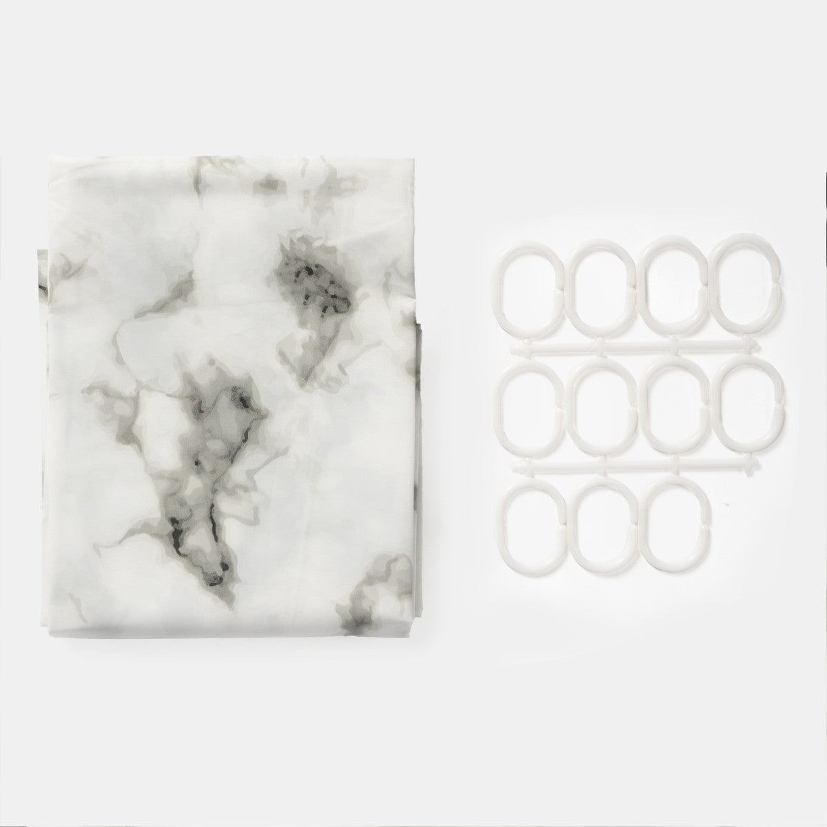 Marble Shower Curtain - Grey/White Shower curtain
