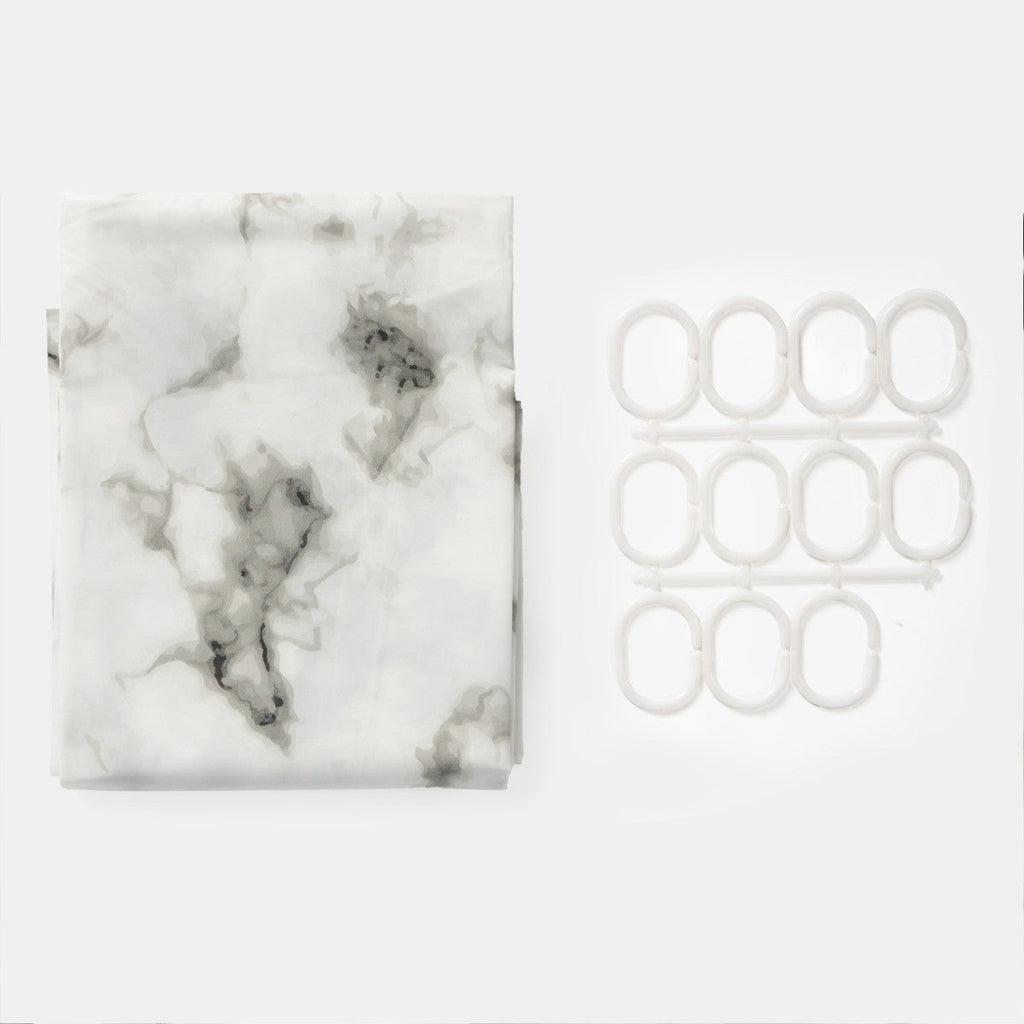 Marble Shower Curtain - Grey/White Shower curtain