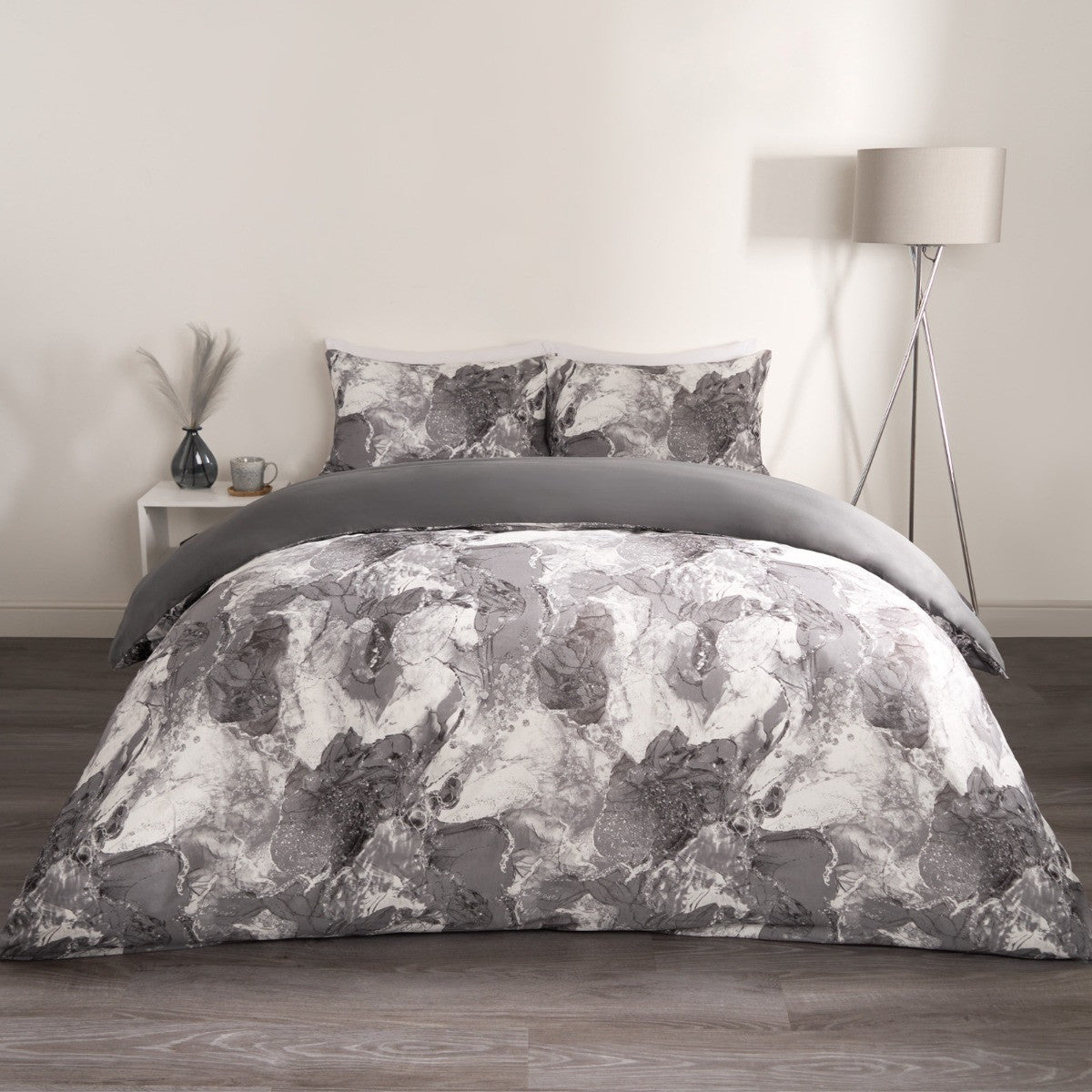 Marble Print Duvet Set - Blush Pink - Truly Yours