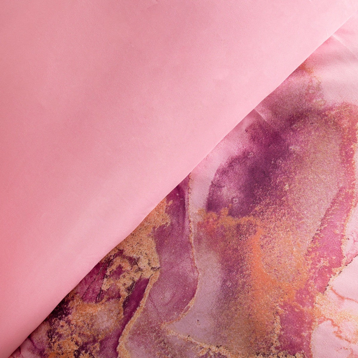 Marble Print Duvet Set - Blush Pink - Truly Yours