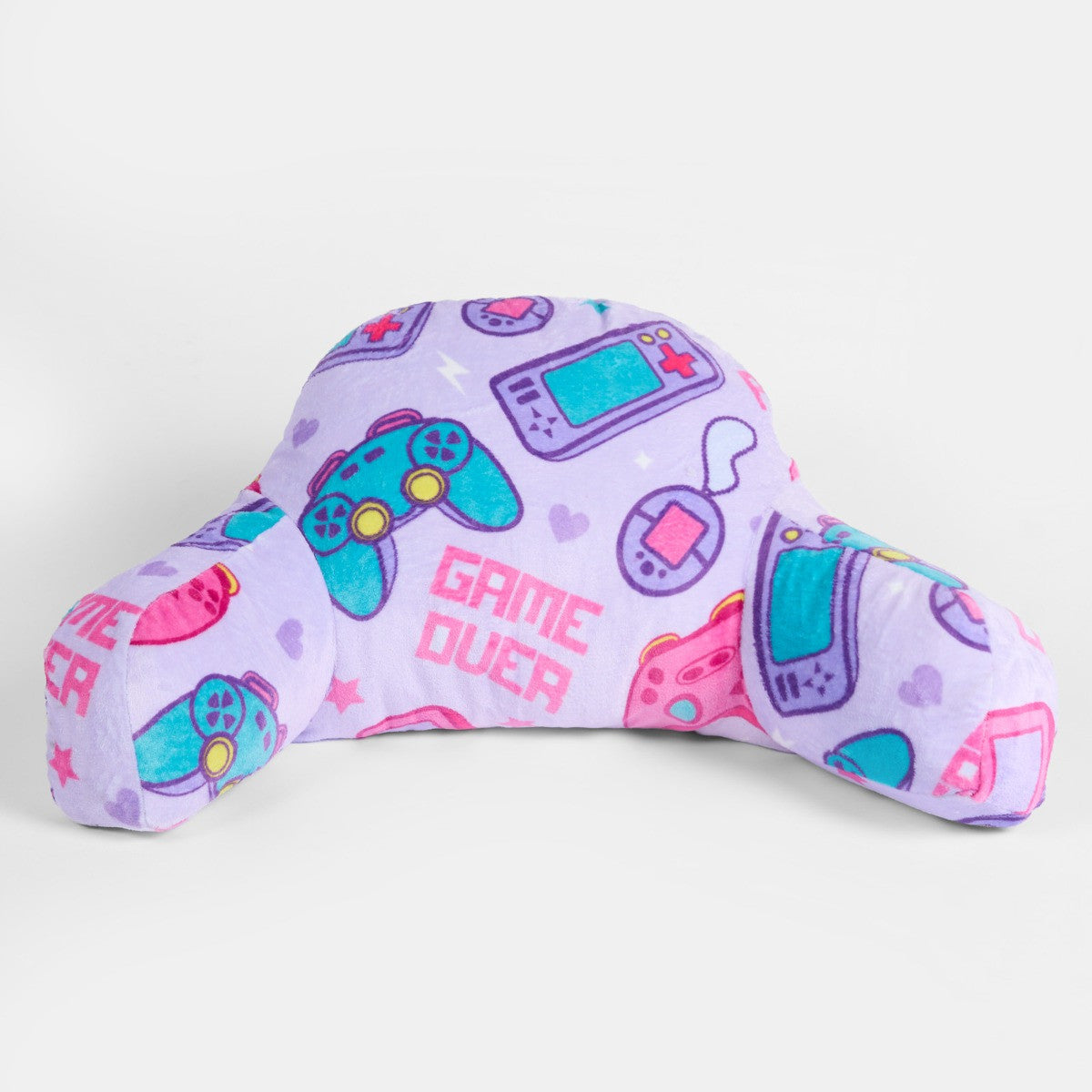 Kids Gaming Fleece Cuddle Cushion - Lilac - Truly Yours