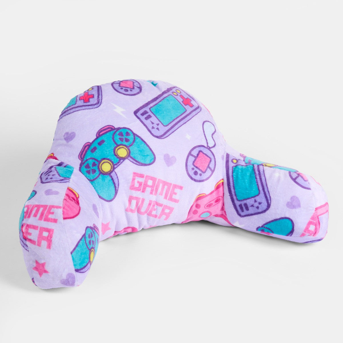 Kids Gaming Fleece Cuddle Cushion - Lilac - Truly Yours