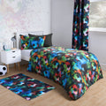 Reversible Football Duvet Set - Neon