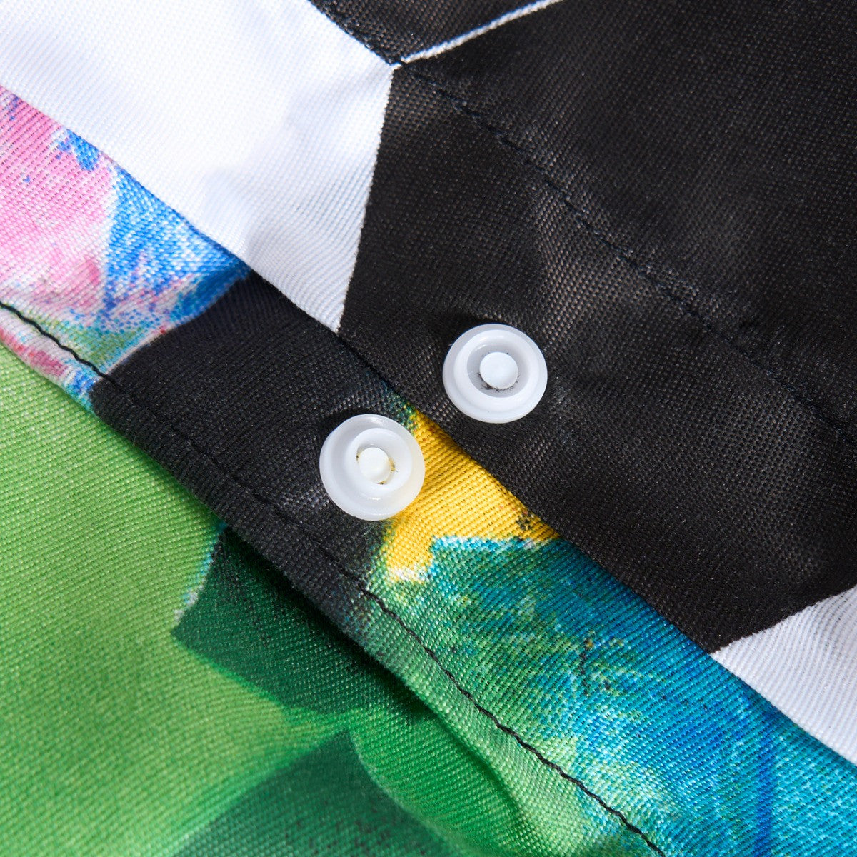 Reversible Football Duvet Set - Neon