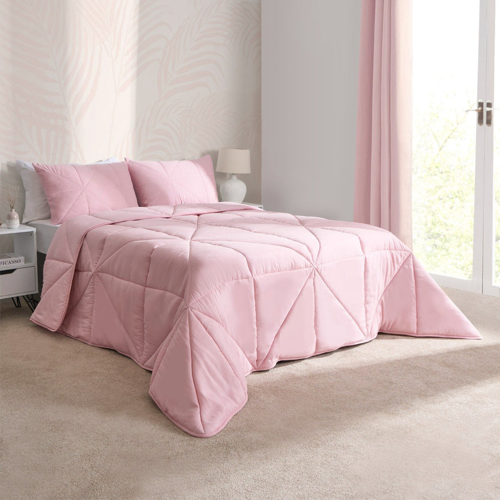 Coverless Geo Quilted 7.5 Tog Duvet Set