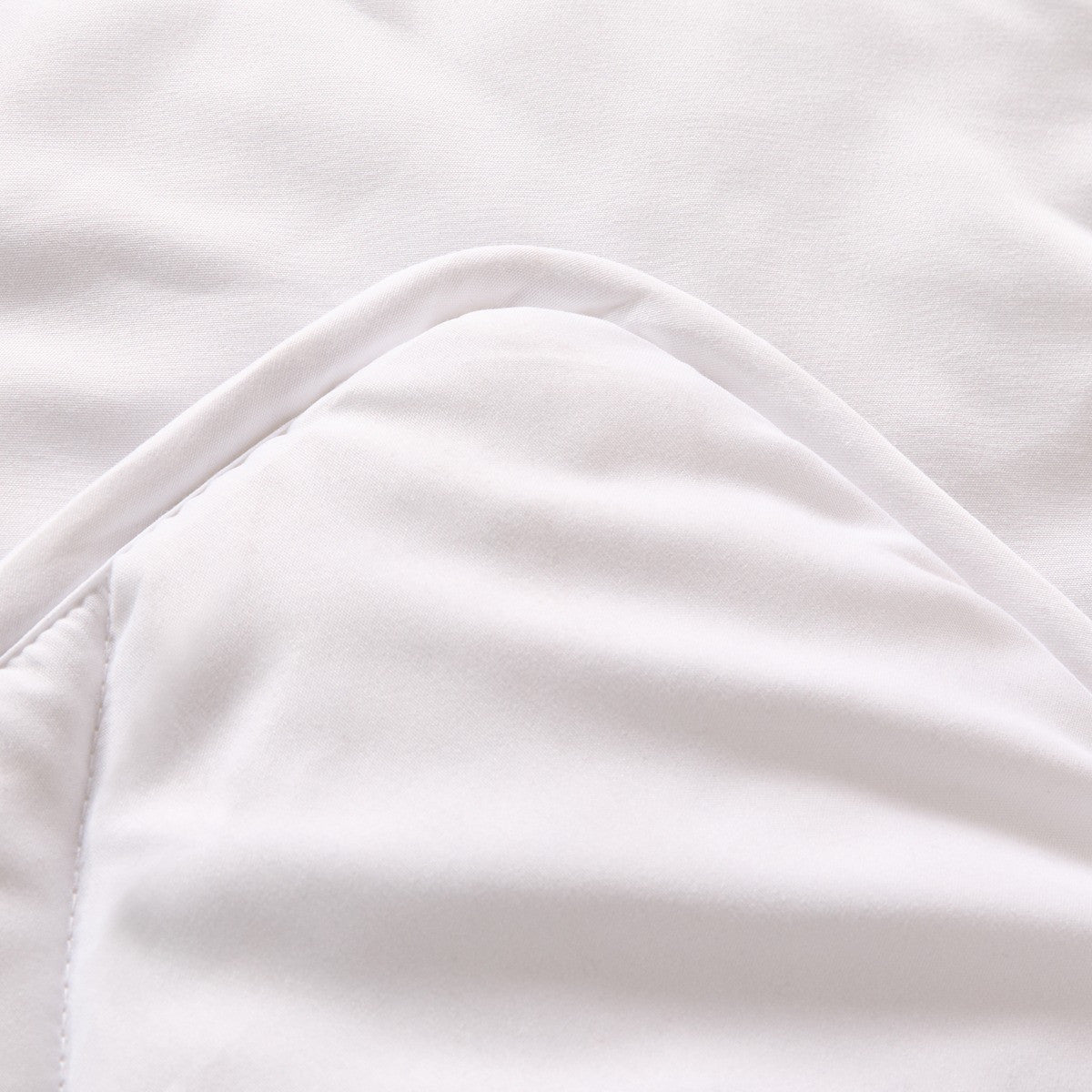Diamond Bow Quilted Coverless 7.5 Tog Duvet Set - White