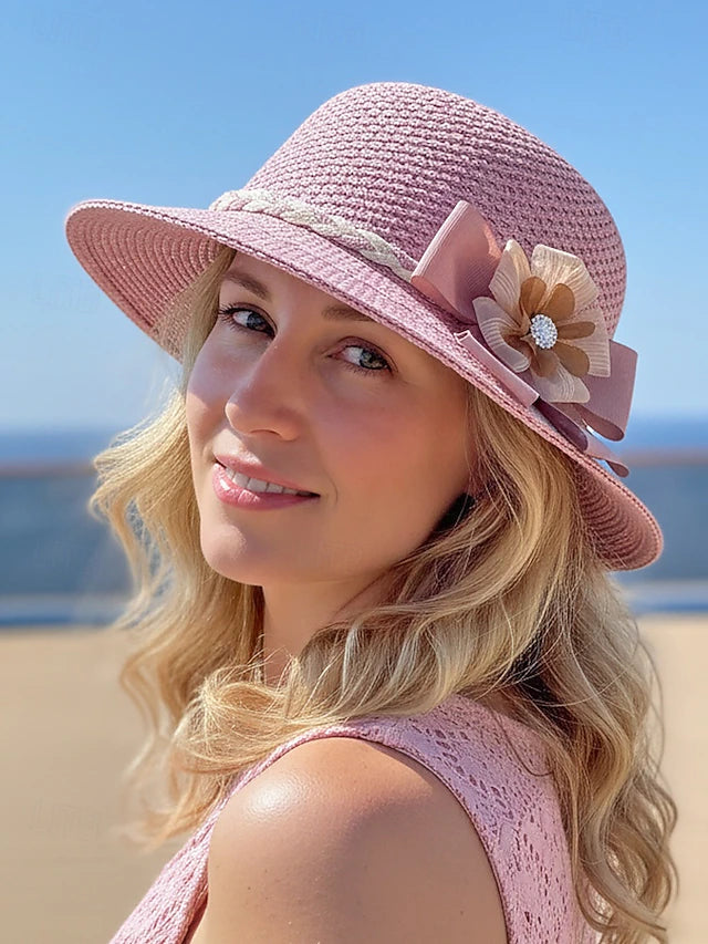 Women's Foldable Bohemian Straw Sun Hat – Lightweight - Truly Yours