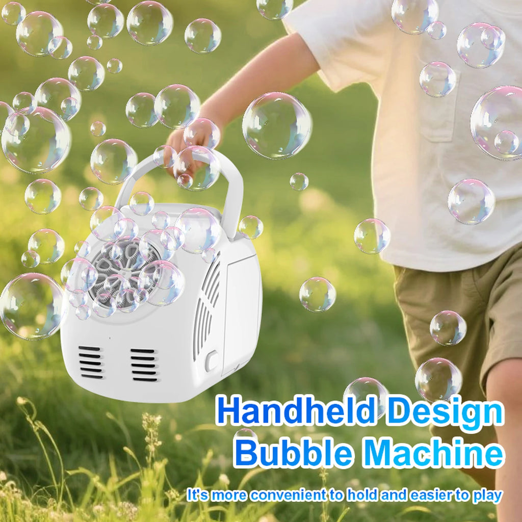 Portable Handheld Automatic Bubble Maker