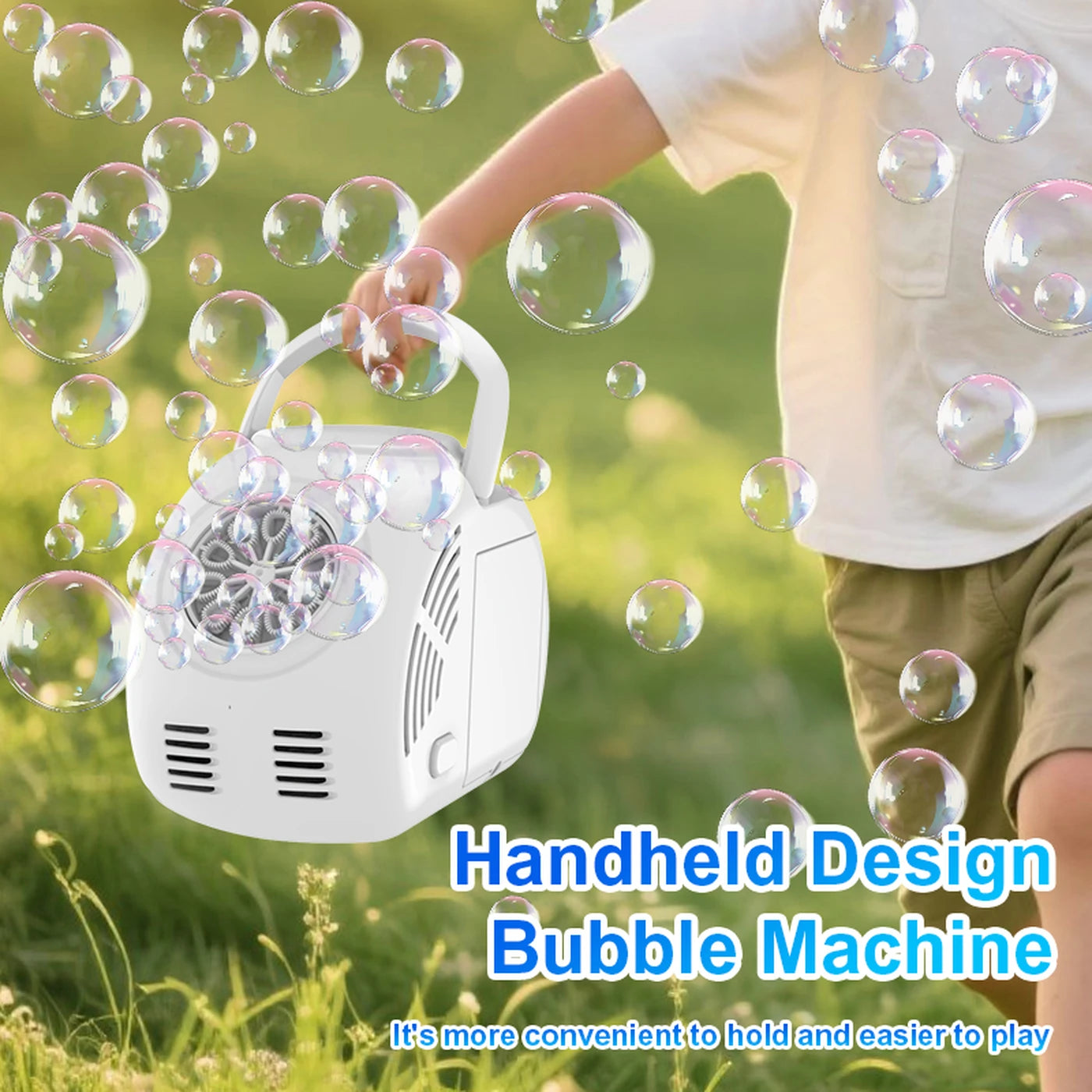Portable Handheld Automatic Bubble Maker