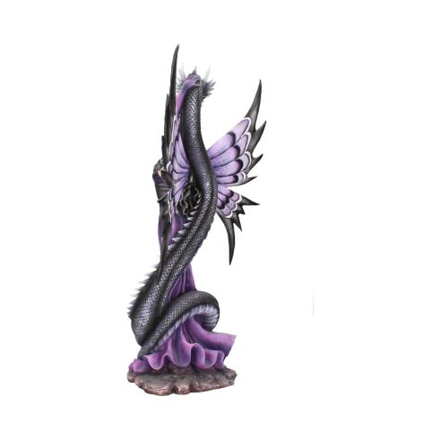 Guardians Embrace Large Dark Fairy Dragon Ornament