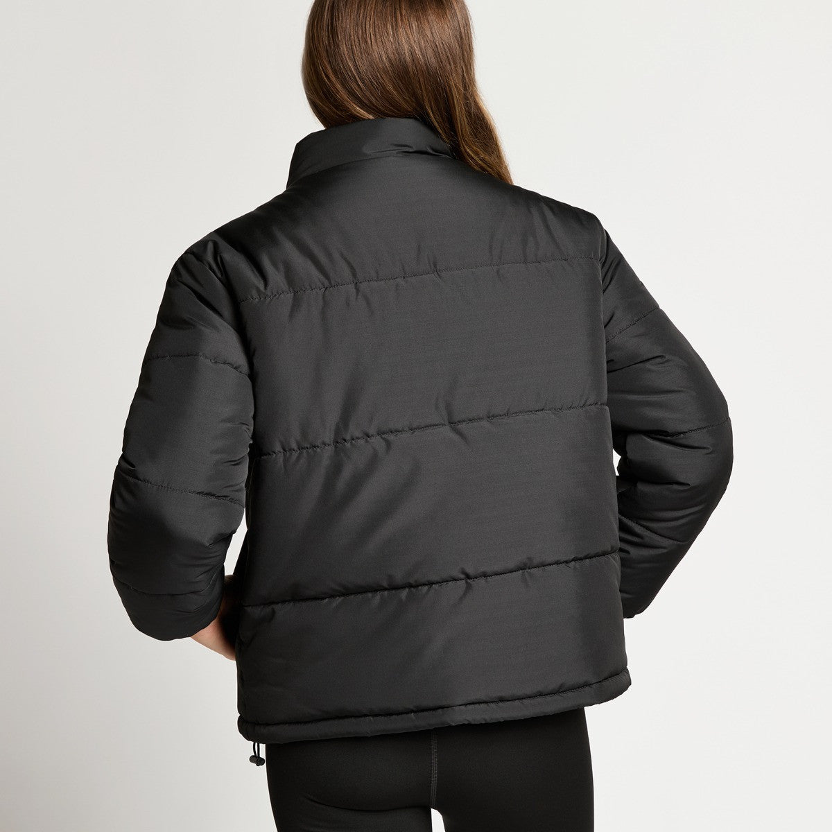 Basic Funnel Neck Puffer Jacket