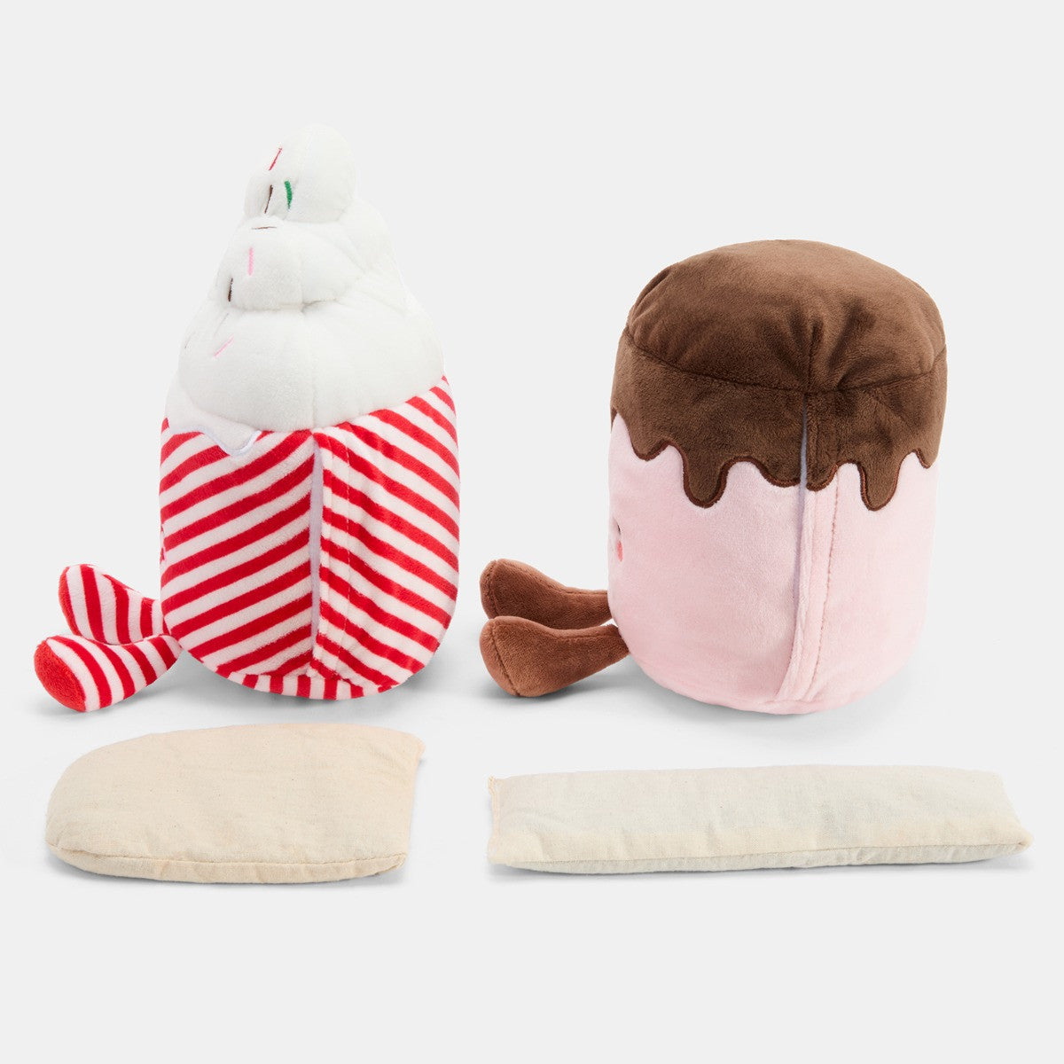 2 Pack Hot Chocolate & Marshmallow Microwaveable Hottie - Multi