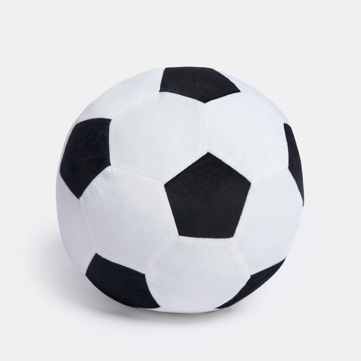 Football Shaped Scatter Cushion - Black/White - Truly Yours