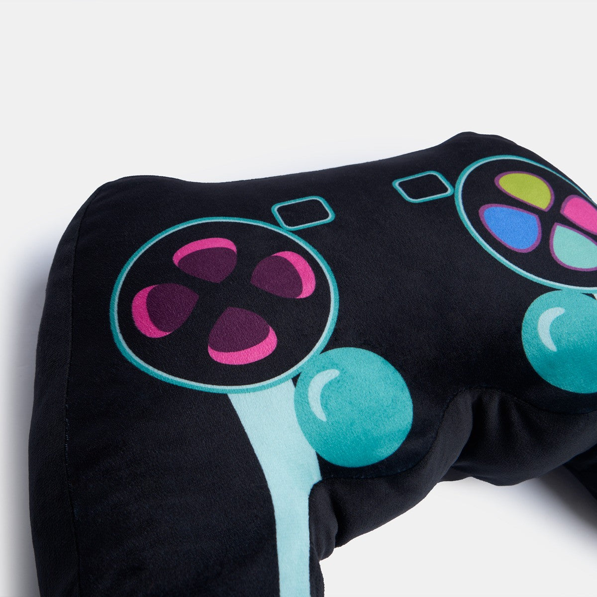 Console Remote Shaped Gamer Cushion - Black - Truly Yours