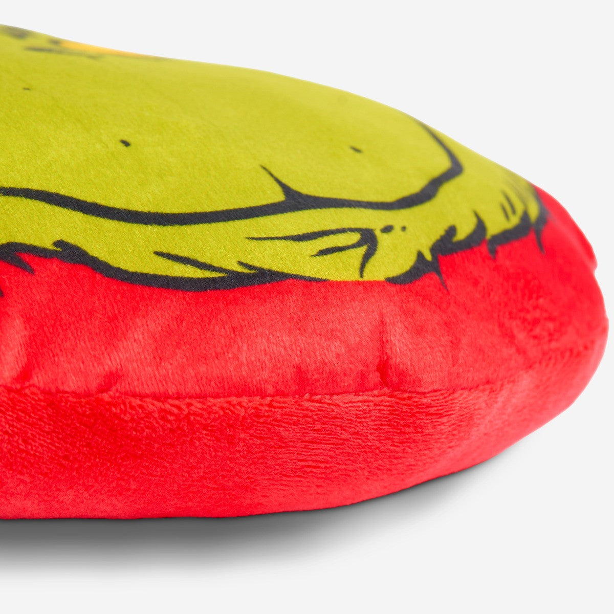 The Grinch Shaped Cushion - Green/Red