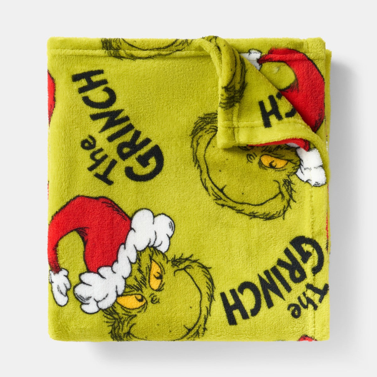 The Grinch Printed Throw - Green