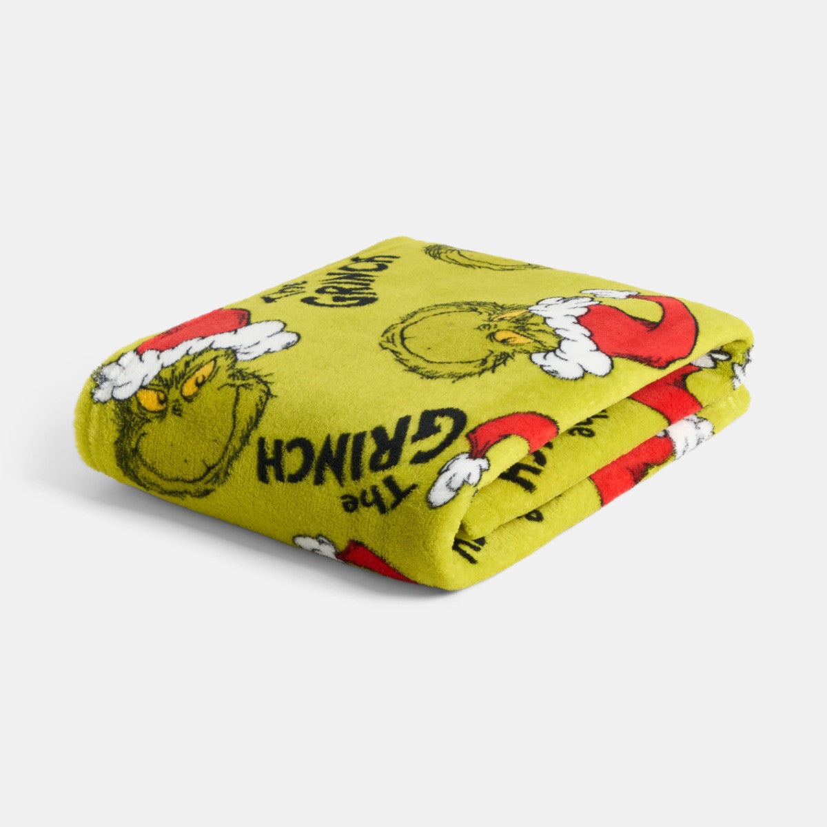 The Grinch Printed Throw - Green