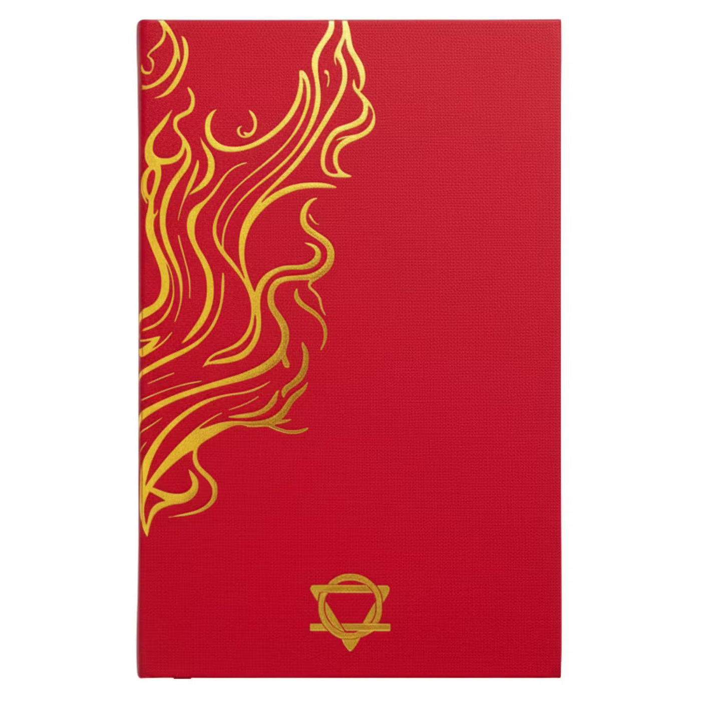 Red Wellness Journal - 120 pages - Golden Mandala and Lotus Notebook