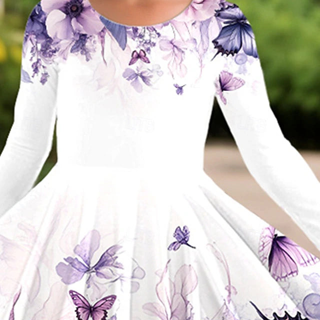 Girls Butterfly Blossom Skater Dress - Truly Yours