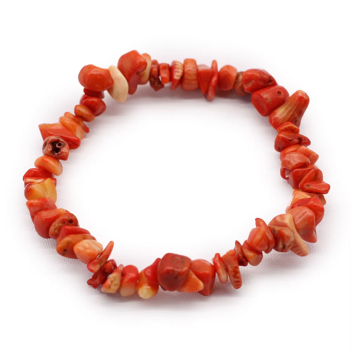 Chipstone Bracelet - Orange Jasper Stone - Truly Yours