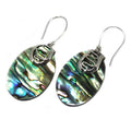 Shell & Silver Earrings - Abalone - Truly Yours
