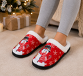 Christmas Snowman Plush Slippers