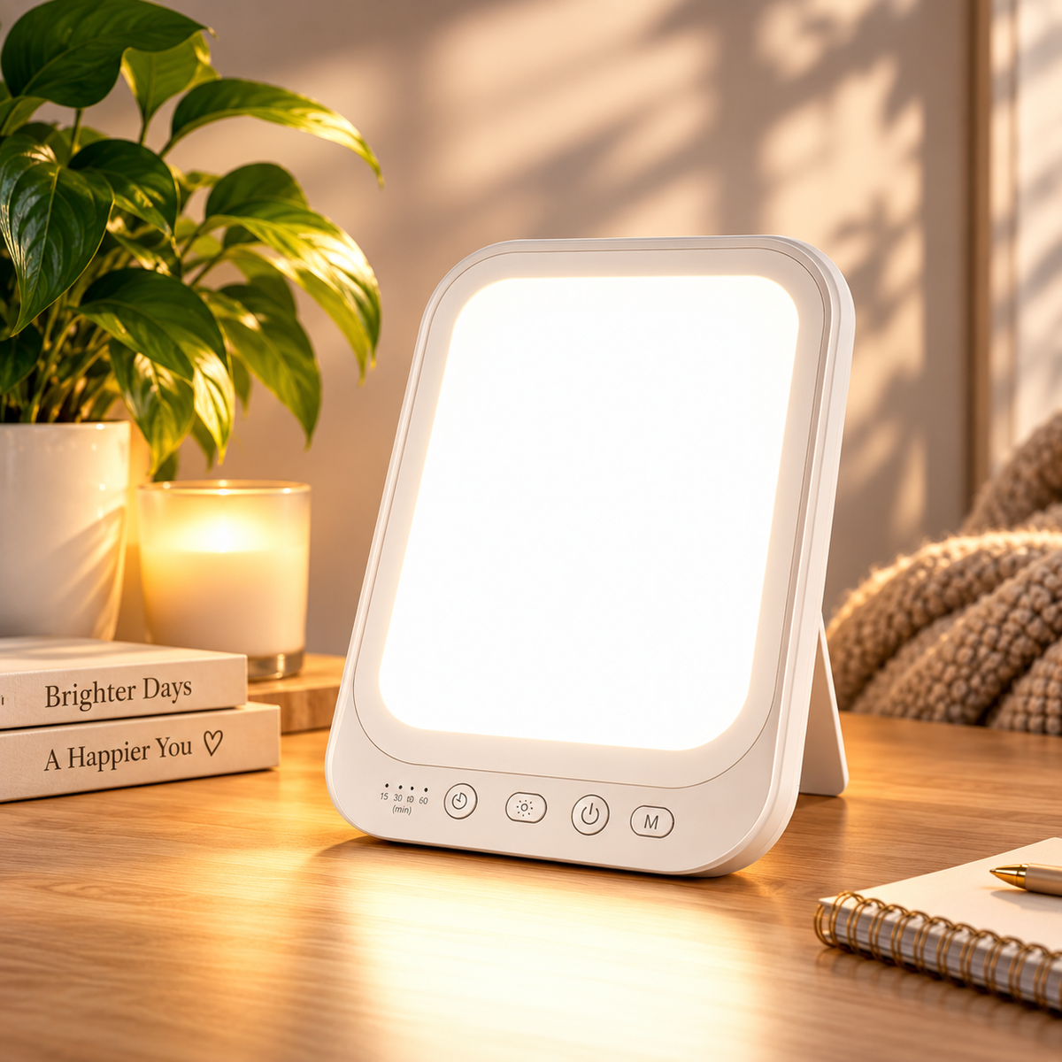 10000 Lux SAD Light Therapy Lamp