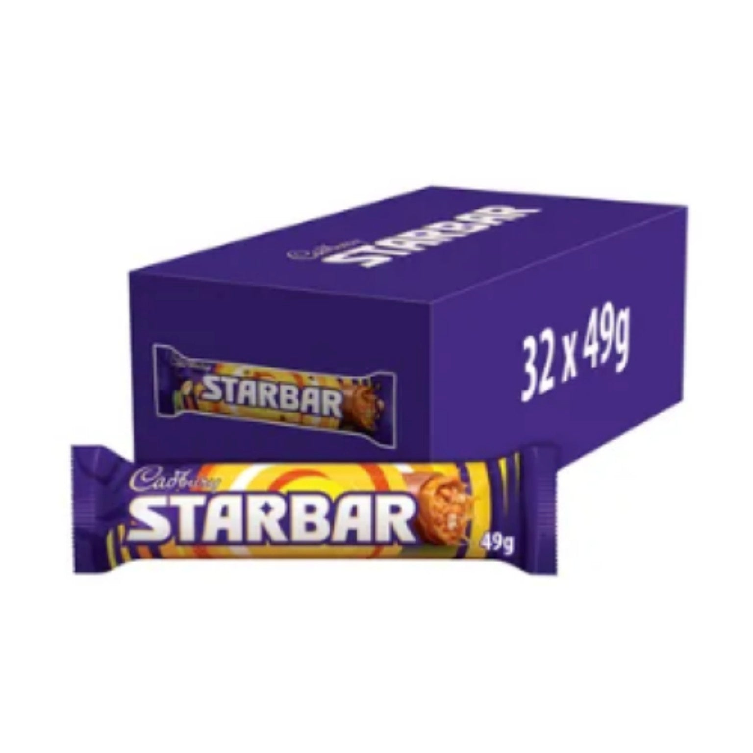 Cadbury Starbar – Pack of 32 (49g Each)