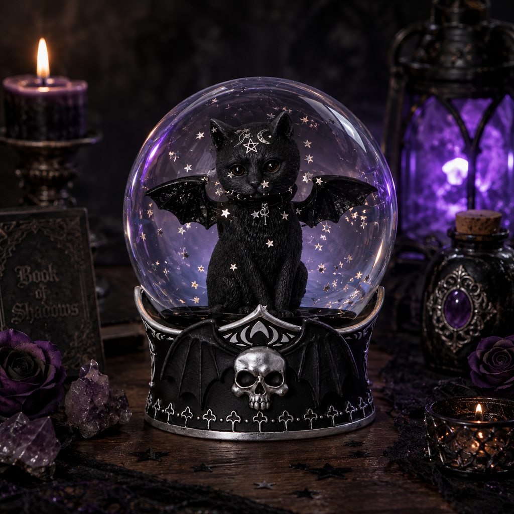 Malpuss Snow Globe 13cm
