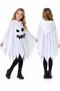Glow-in-the-Dark Ghost Halloween Poncho