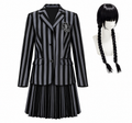 Wednesday Addams Cosplay Costume Set