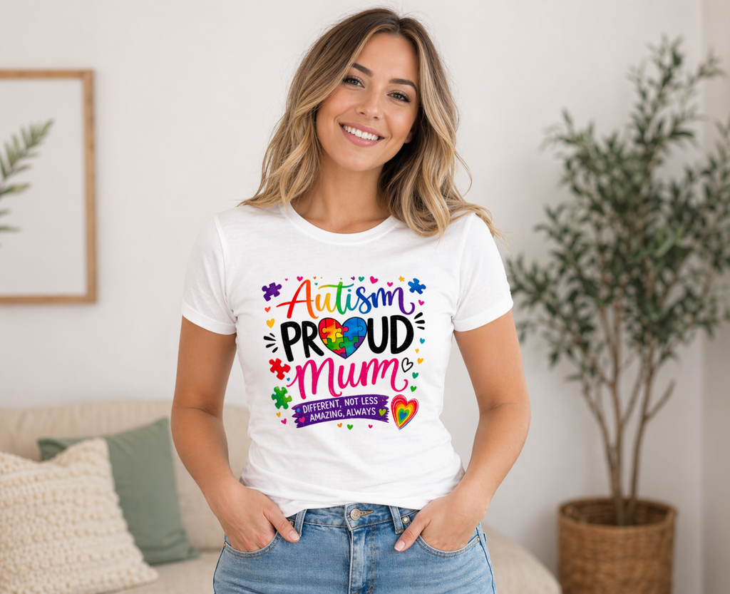 Autism Proud Mum T-Shirt - Truly Yours
