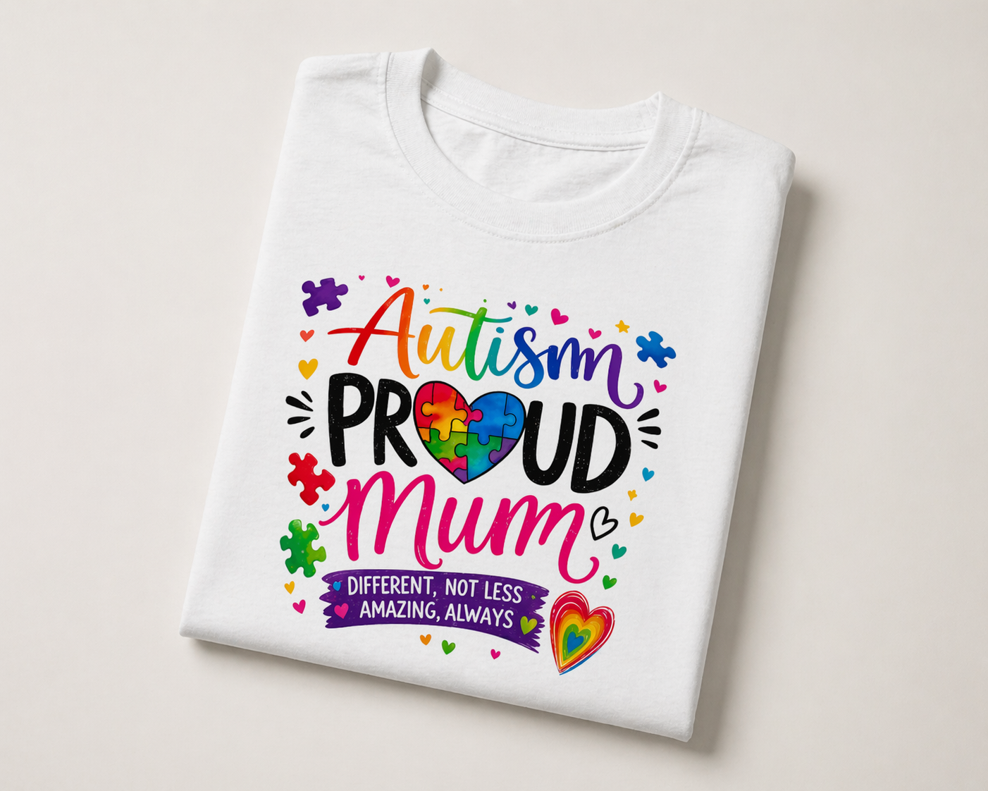Autism Proud Mum T-Shirt - Truly Yours
