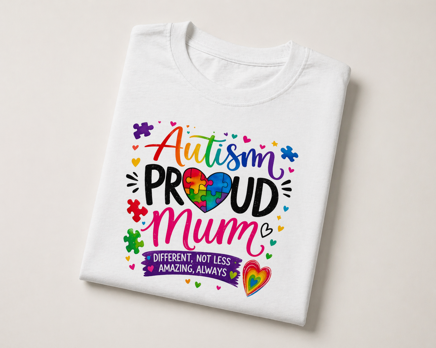 Autism Proud Mum T-Shirt - Truly Yours
