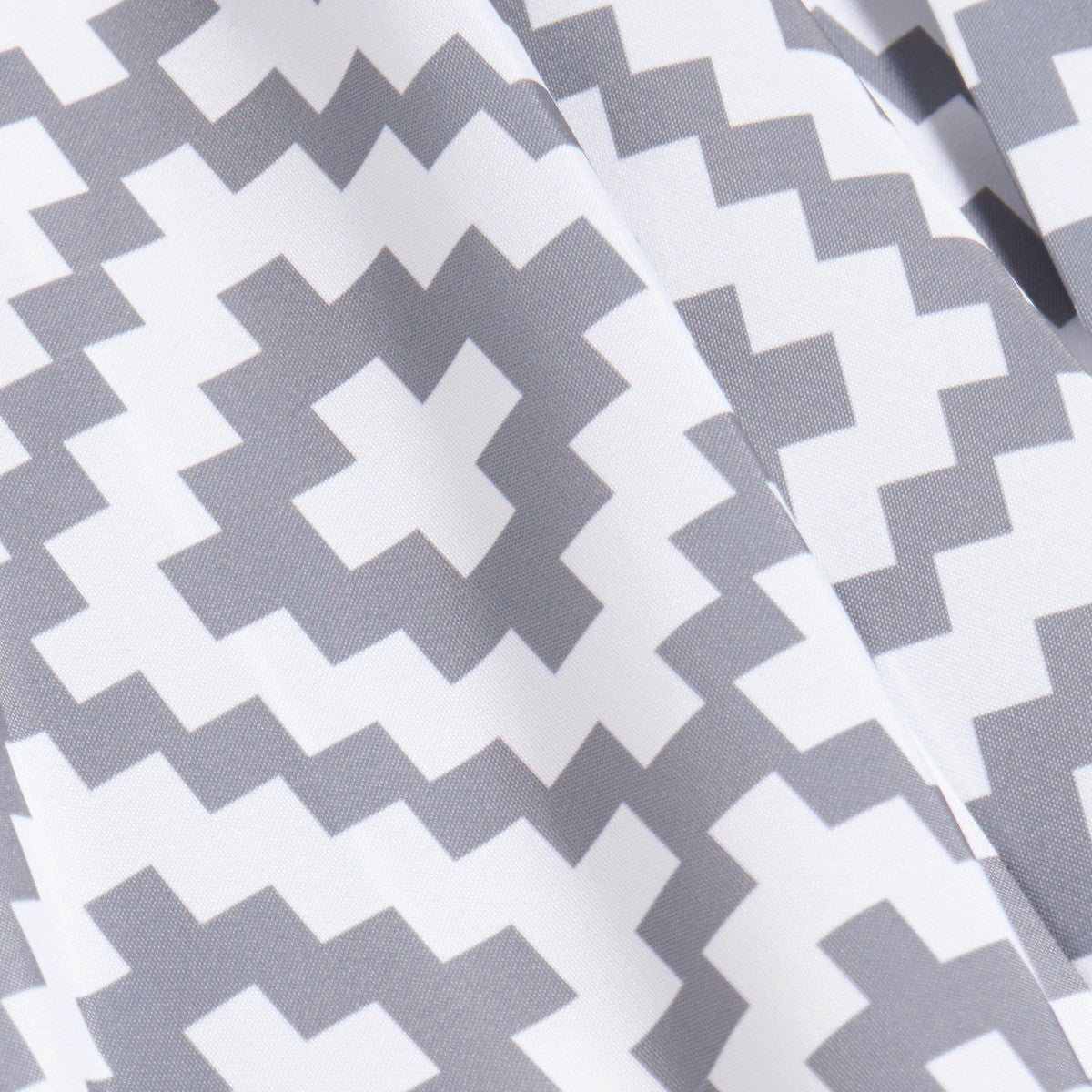 Geometric Print Outdoor Parasol - Grey - Truly Yours