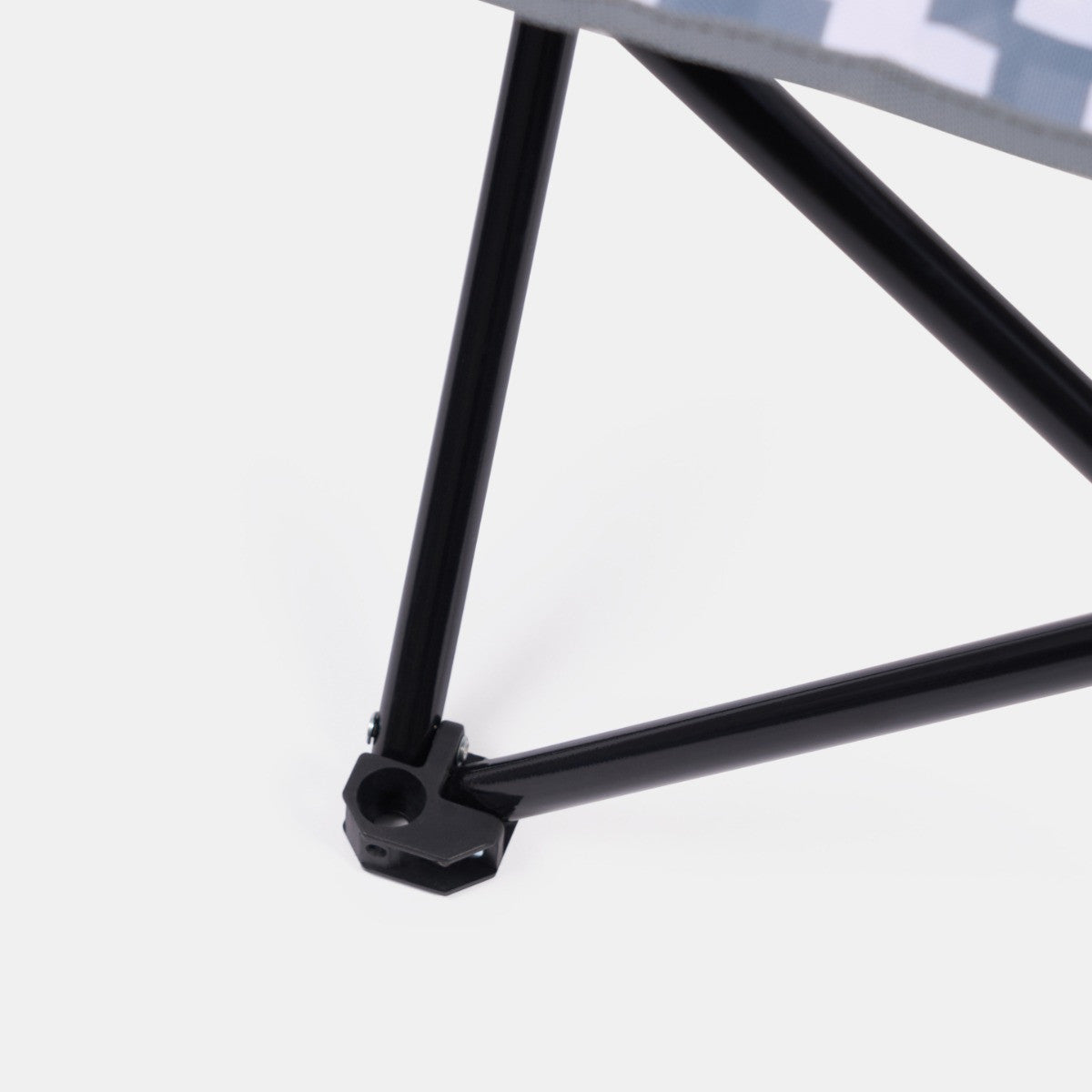 Foldable Geometric Camping Chair - Grey Chair