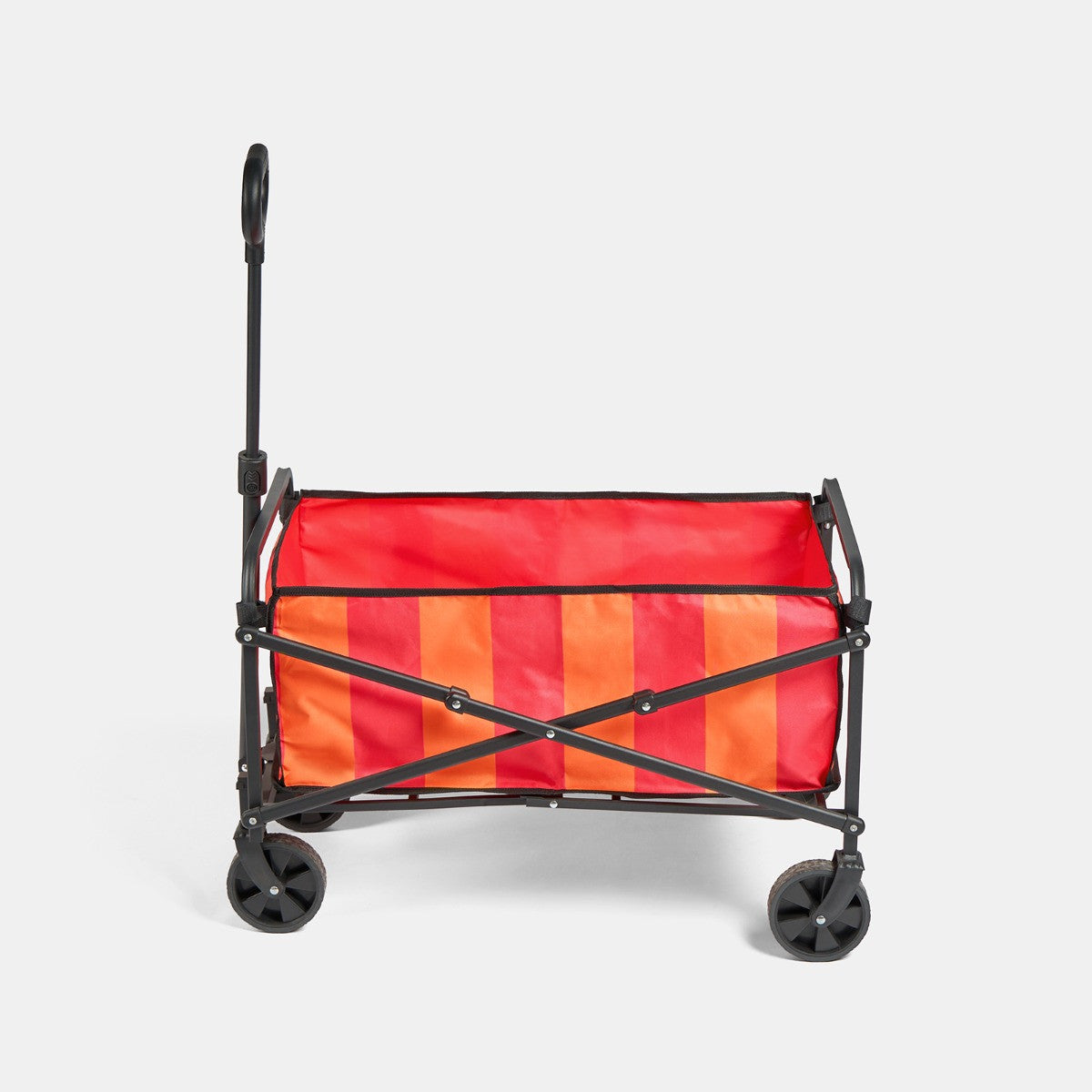 Stripe Print Foldable Camping Trolly - Orange/Pink - Truly Yours