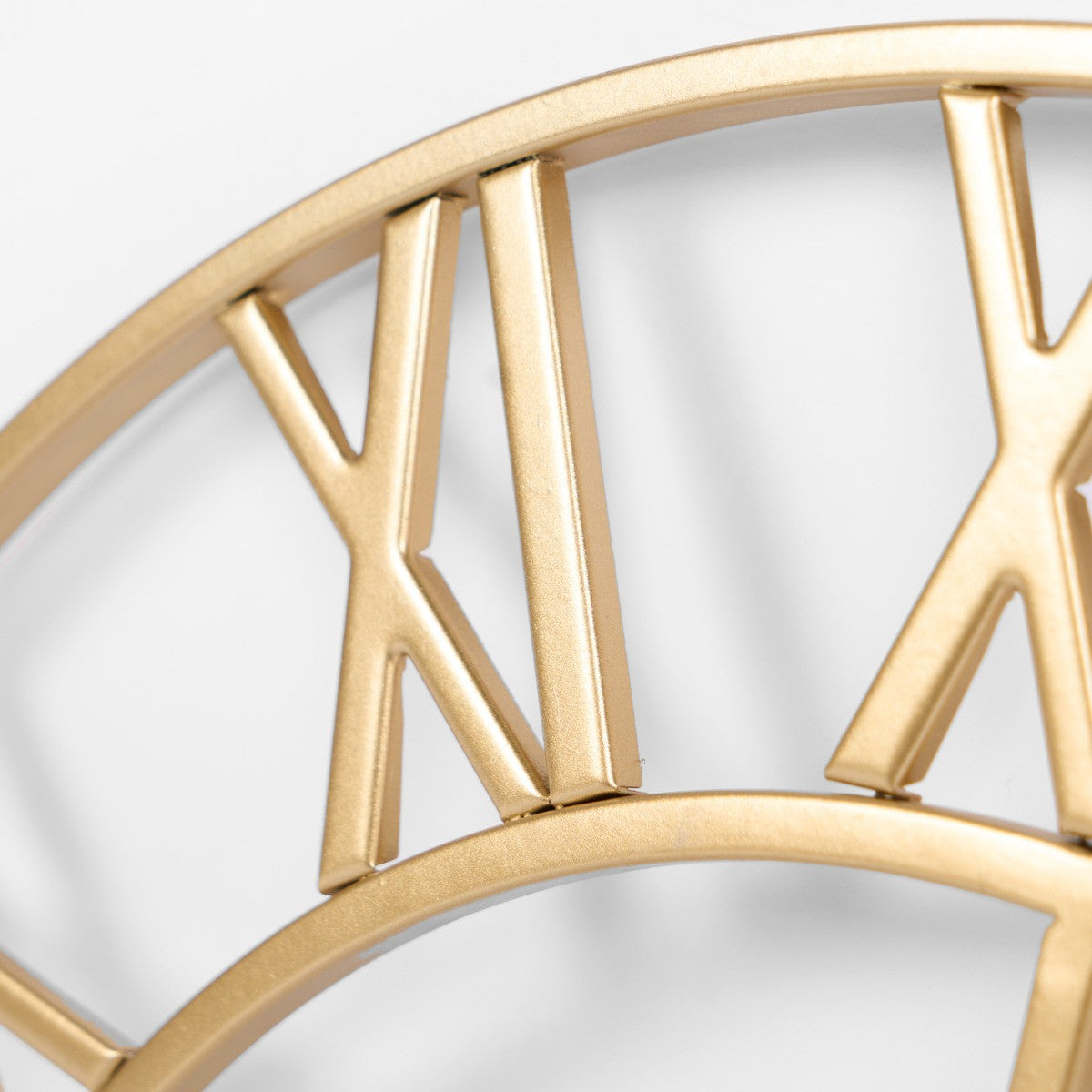 Skeleton Wall Clock - Gold Clock