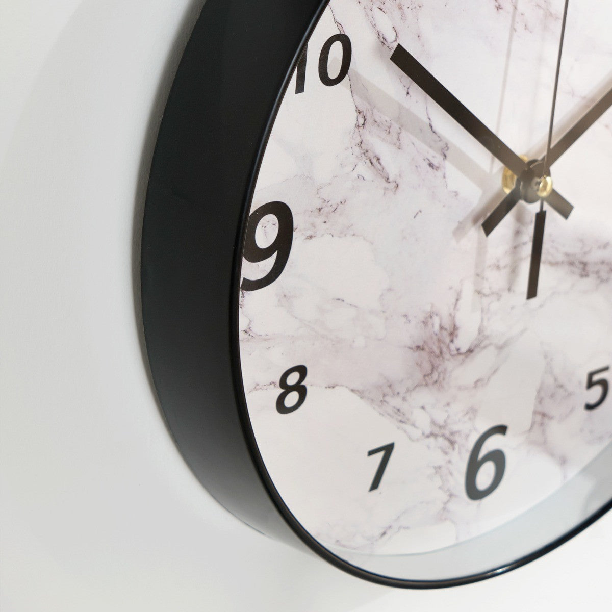 Wall Clock - White Marble