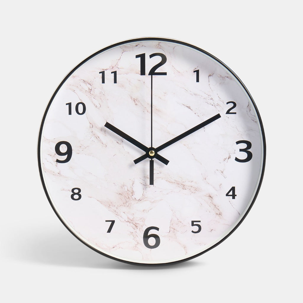 Wall Clock - White Marble - Truly Yours
