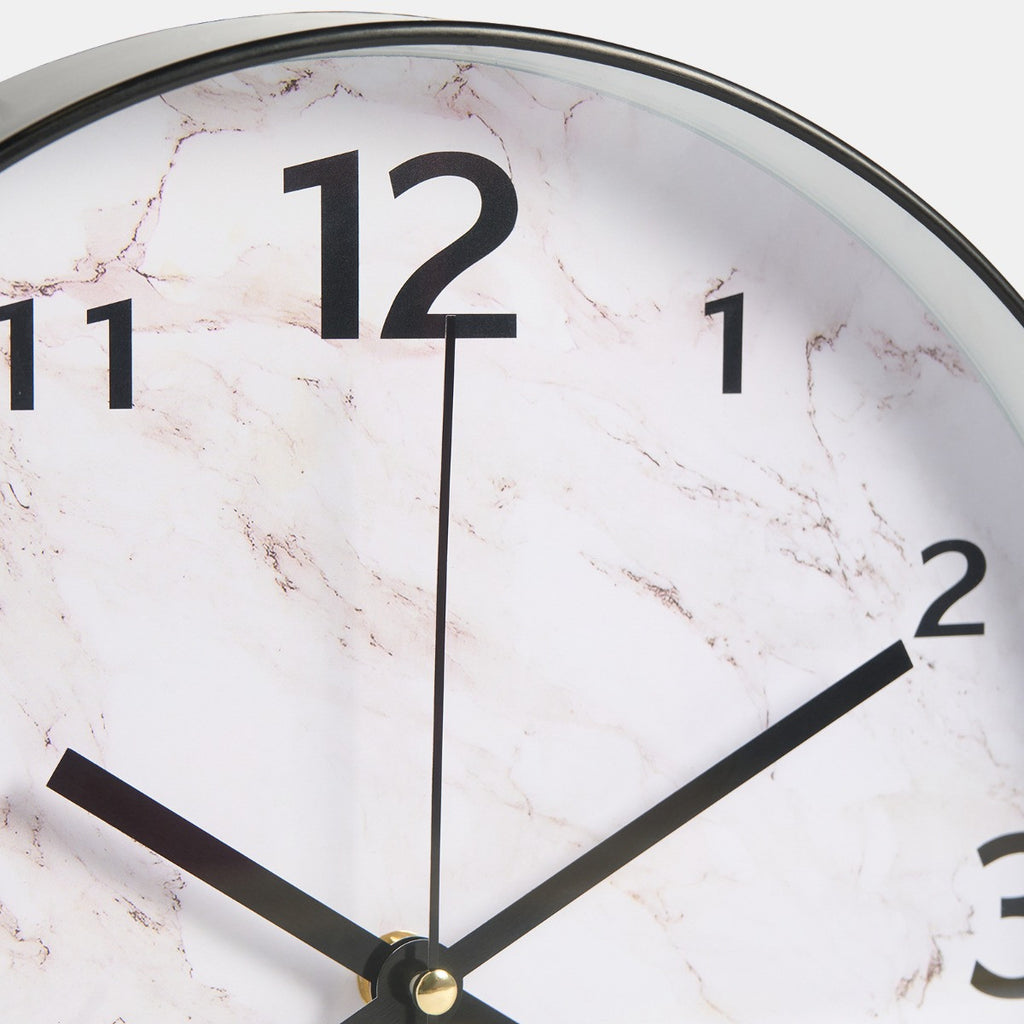 Wall Clock - White Marble - Truly Yours