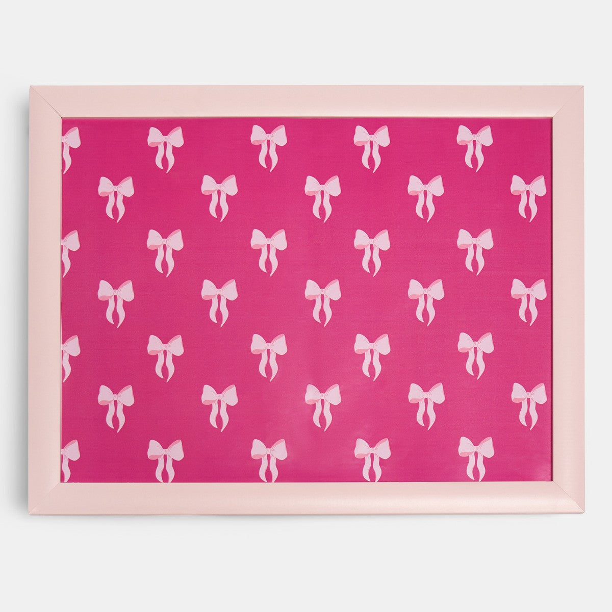 Bow Print Lap Tray - Hot Pink Tray