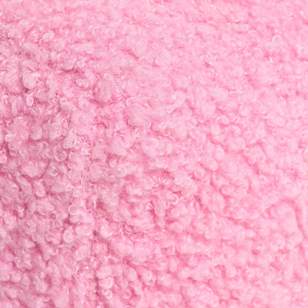 Boucle Heart Print Dice Doorstop - Pink/Red - Truly Yours