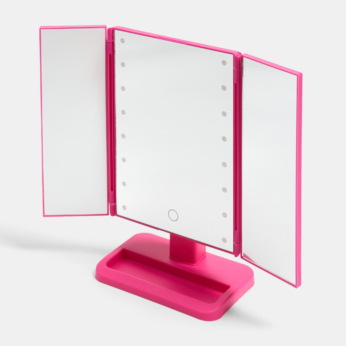 LED 3-Way Vanity Mirror - Hot Pink - Truly Yours