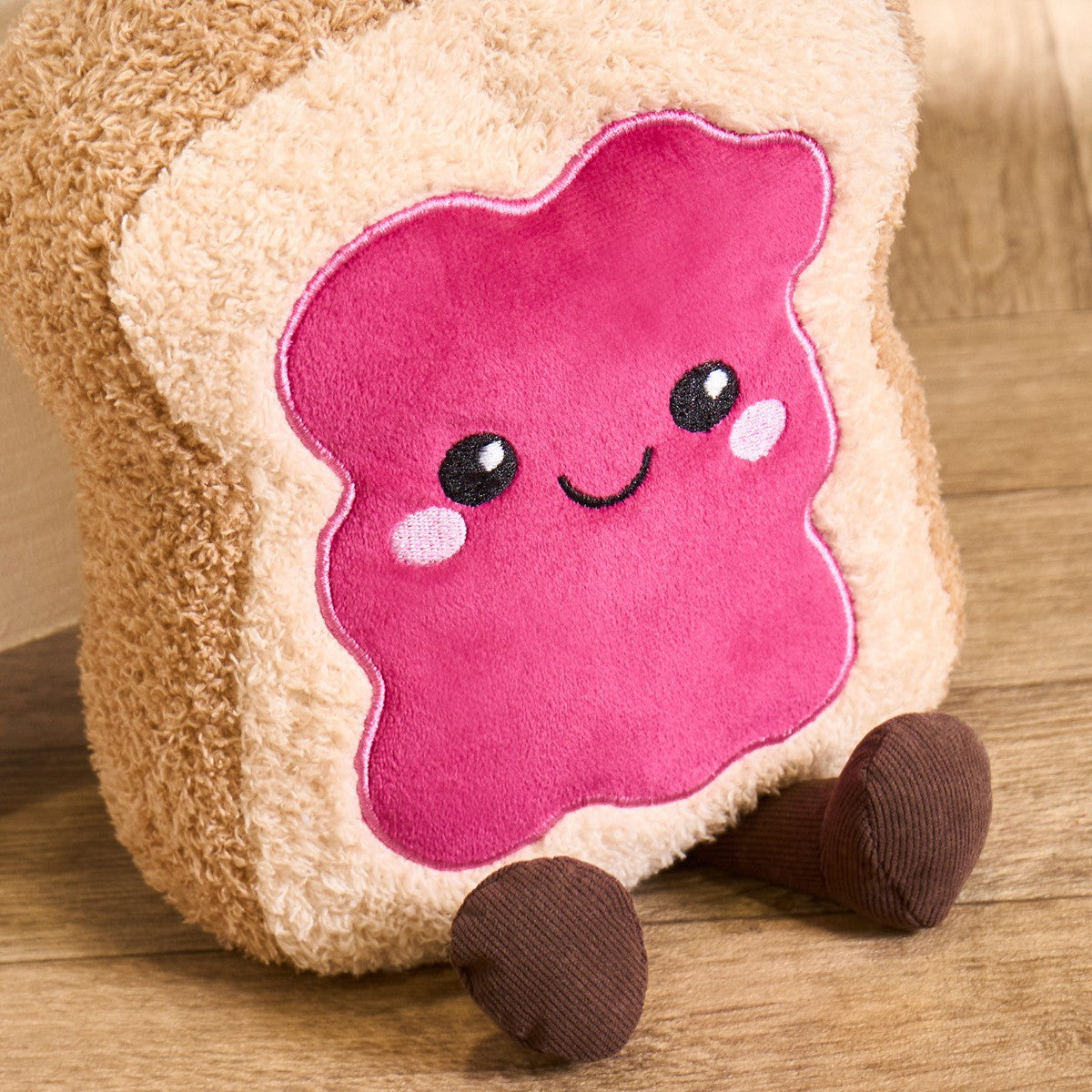 Rosie The Jam Toast Doorstop - Hot Pink/Natural