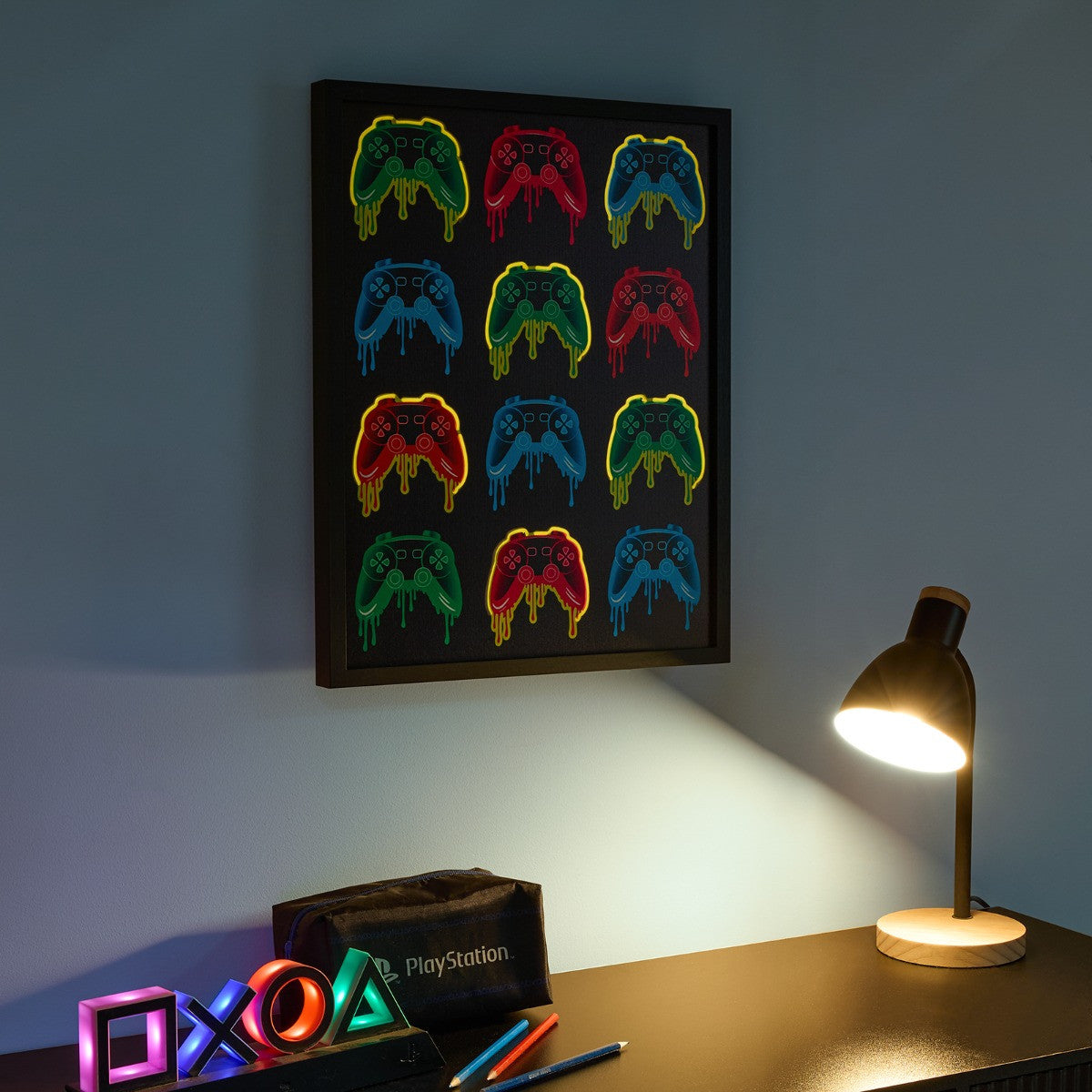 Gamer LED Wall Art - Multi