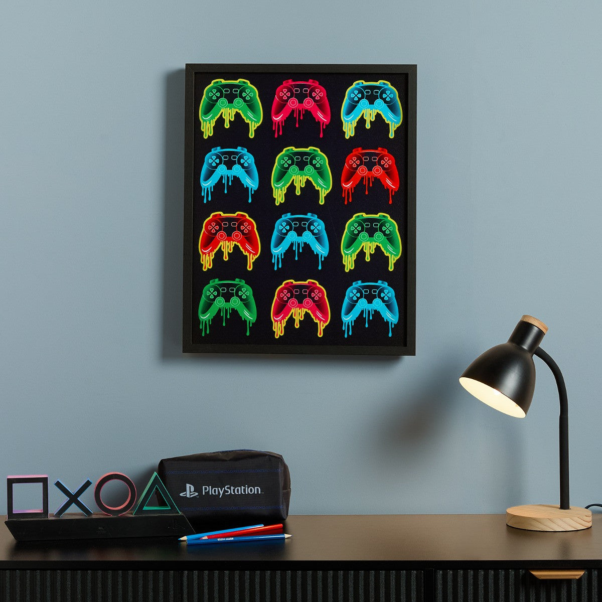 Gamer LED Wall Art - Multi