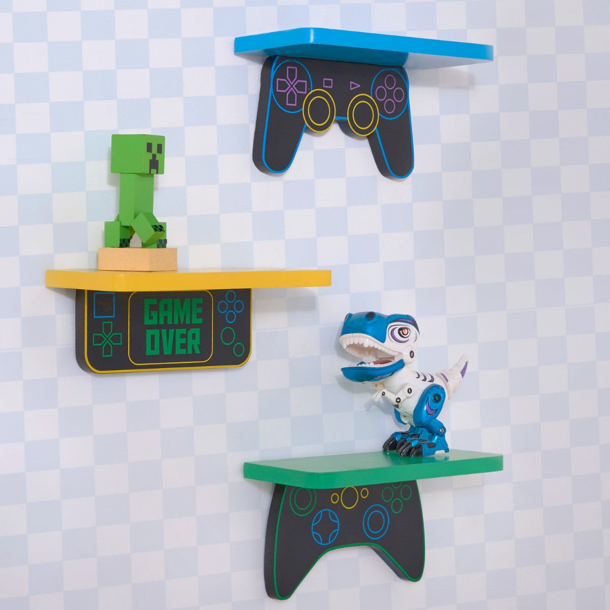 Gaming Shelves, Multi - 3 Pack